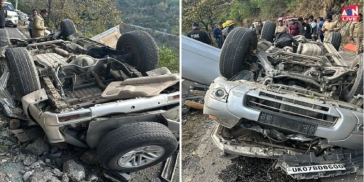 Mussoorie Accident: मसूरी-देहरादून रोड पर चूनाखाल के पास एक वाहन गहरी खाई में गिरा, पांच लोगों की मौत, एक घायल