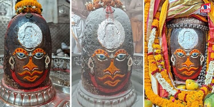 Ujjain Mahakal Bhasm Aarti: राजसी पगड़ी पहनकर बाबा महाकाल ने दिए दर्शन, भक्त ने भेंट किया 100 किलो घी