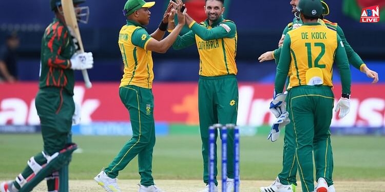 SA vs BAN Live Score: बांग्लादेश को लगा तीसरा झटका, शाकिब तीन रन बनाकर आउट, नॉर्त्जे को मिली सफलता