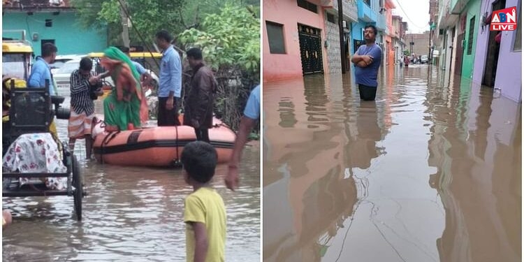 MP Weather Today: दमोह में चलानी पड़ी नाव, अशोकनगर के कई गांव में भरा पानी, तस्वीरों में देखें कहां-कैसे हालात