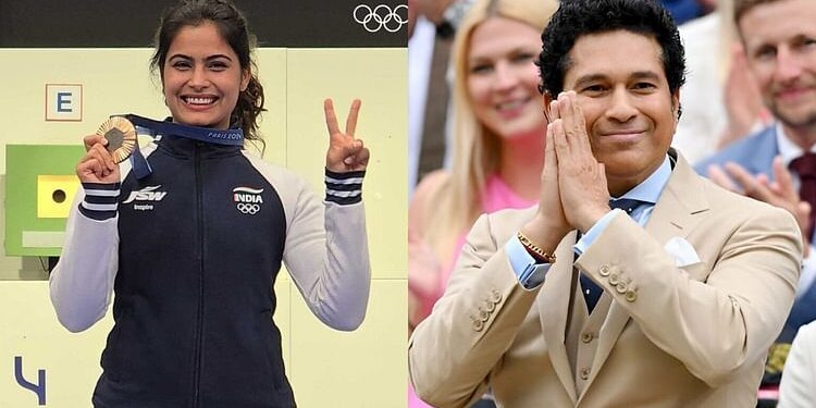 Manu Bhaker Bronze: मनु भाकर ने खोला पदक का खाता, सचिन-गंभीर समेत खेल जगत के इन सितारों ने दी बधाई, देखें