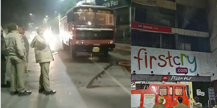 Varanasi : सिगरा स्थित तीन मंजिला बिल्डिंग में लगी आग से दहशत, मौके पर पहुंची फायर ब्रिगेड