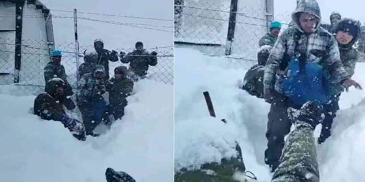 Chamoli Avalanche: कंटेनर में सो रहे थे 57 मजदूर, अचानक कुबेर पर्वत से गिरा बर्फ का पहाड़, तस्वीरें