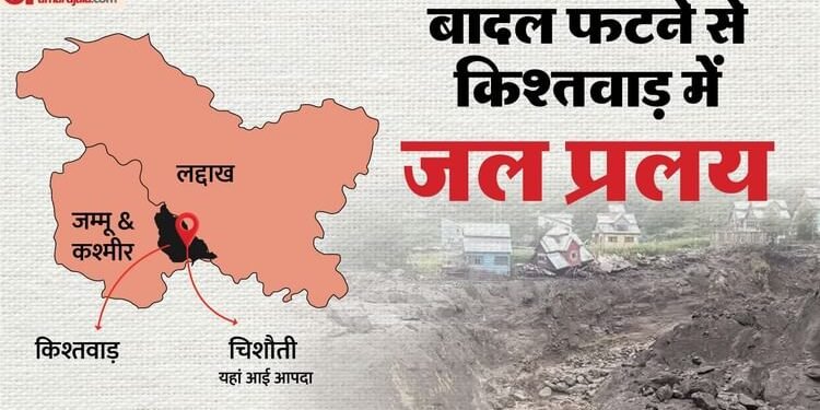 Kishtwar Cloudburst Live: किश्तवाड़ में बादल फटने से मची तबाही, 46 लोगों की मौत, 167 लोग बचाए गए