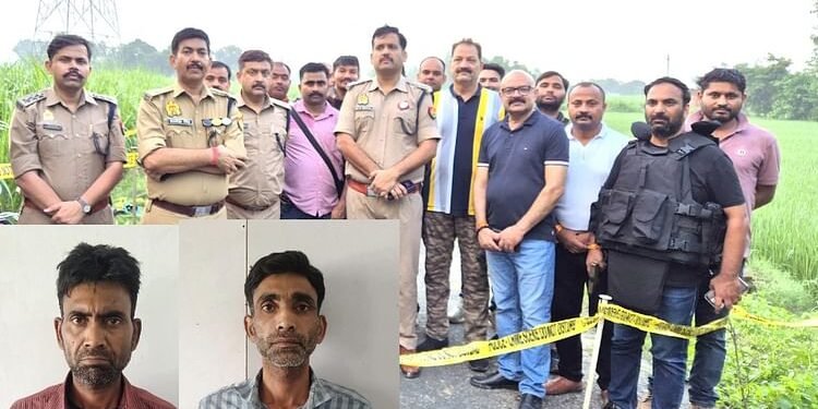 UP Police Encounter: पत्रकार राघवेंद्र बाजपेयी हत्याकांड के दो शूटरों का एनकाउंटर, पिसावां में मुठभेड़ में ढेर