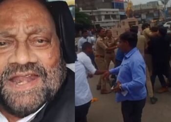 VIDEO: पूर्व मंत्री स्वामी प्रसाद पर स्वागत के दौरान हमला, हमलावर बोला- सनातन को अपमानित करते हैं... इसलिए ऐसा किया