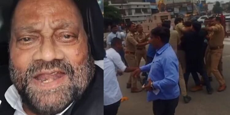 VIDEO: पूर्व मंत्री स्वामी प्रसाद पर स्वागत के दौरान हमला, हमलावर बोला- सनातन को अपमानित करते हैं... इसलिए ऐसा किया