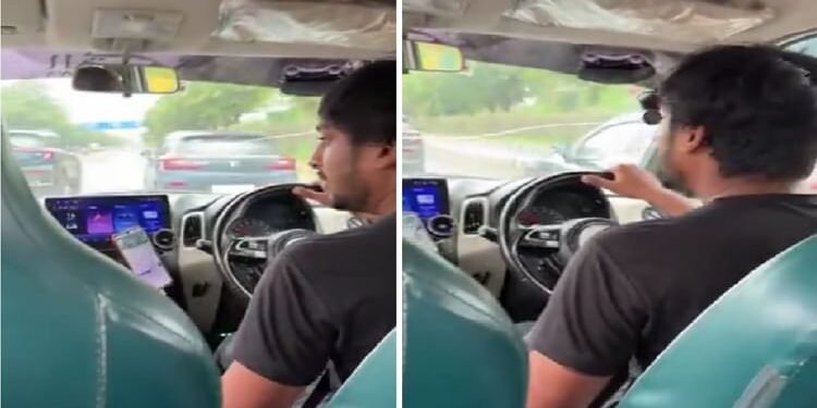 Video: 'भैया एक सेकंड रोक दो... बच्चा है साथ, वो जाने नहीं देंगे', नोएडा में कैब चालक से परिवार करता रहा विनती