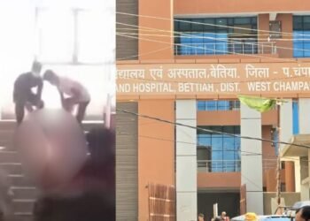 बिहार में मानवता फिर शर्मसार: सीढ़ियों पर घसीटते हुए पोस्टमार्टम कक्ष तक ले गए शव, वायरल वीडियो ने खोली पोल