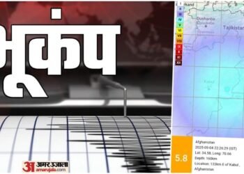 Afghanistan Earthquakes: अफगानिस्तान में एक ही दिन में तीन बार कांपी धरती, रिक्टर स्केल पर अधिकतम तीव्रता 5.8