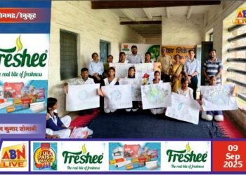 ग्रासिम इंडस्ट्रीज ने गोविंदपुर आश्रम में मनाया साक्षरता दिवस