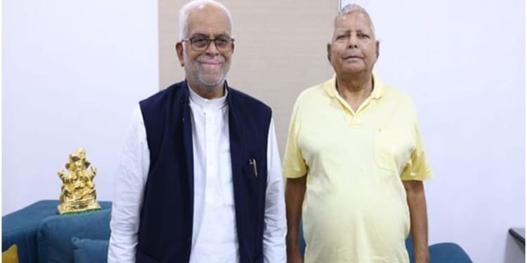 VP Polls: लालू से सुदर्शन रेड्डी की मुलाकात पर भड़के मालवीय; बोले- जो संसद सदस्य नहीं और जिनका वोट तक नहीं...