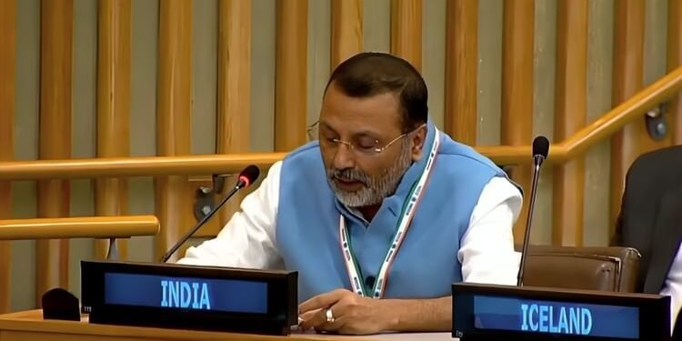 UNGA: 'बच्चों और स्कूलों को निशाना बनाकर हमला कर रहा पाकिस्तान'; यूएन में निशिकांत दुबे ने पड़ोसी को लताड़ा