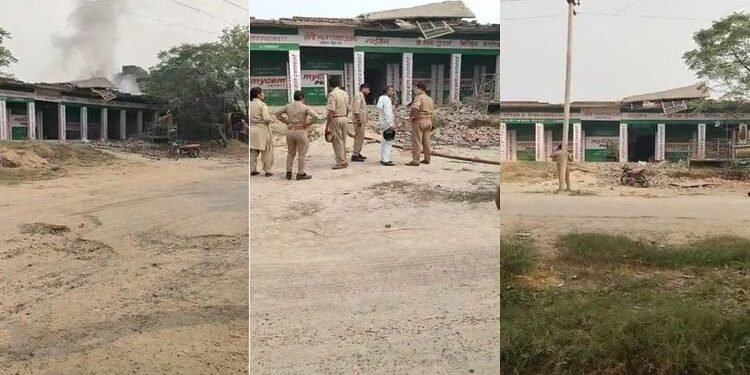 पटाखा गोदाम में विस्फोट: दो दुकानों की उड़ गई छत, आंखों के सामने छा गई धुंध...युवक के उड़ गए चीथड़े; तीन घायल