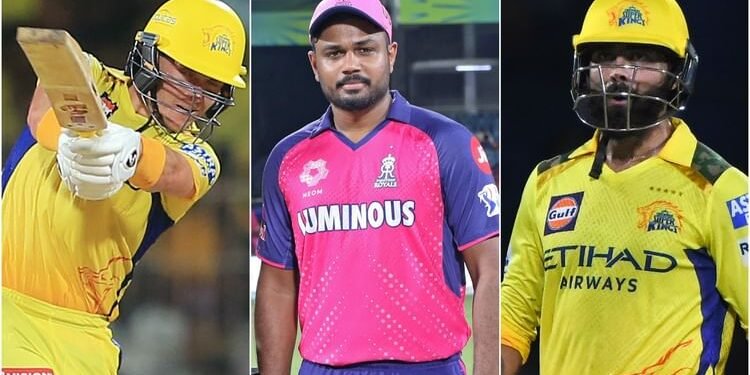 IPL 2026 से पहले बड़े ट्रेड की संभावना: CSK का हिस्सा बन सकते हैं सैमसन, नई जर्सी में दिखेंगे जडेजा और करन?