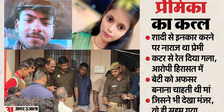 UP: किचन से ग्राउंड फ्लोर तक खून ही खून... शादी से पहले ही करने लगा था ये घिनौना काम; अब प्रेमी ने युवती को मार डाला
