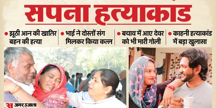 ऑनर किलिंग: बहन की हत्या करने वाले भाई को हिस्ट्रीशीटर काला ने उपलब्ध कराए थे हथियार, सपना हत्याकांड की कहानी