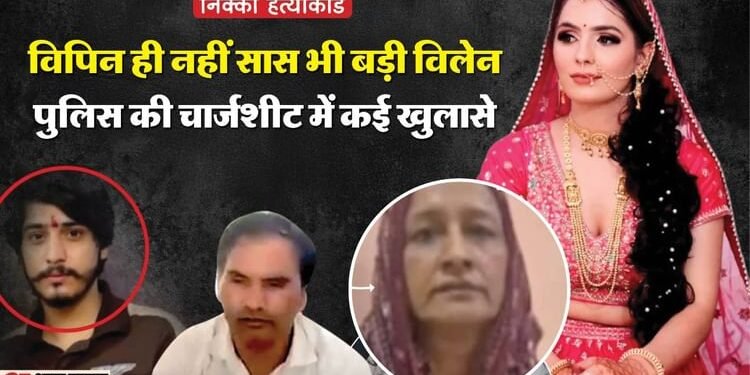 निक्की हत्याकांड: पुलिस ने चार्जशीट की दाखिल, पत्नी के इस काम से नाखुश था विपिन; सास को भी माना गया बड़ा विलेन