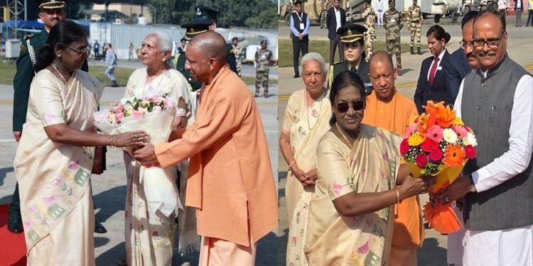 ब्रह्मकुमारीज के कार्यक्रम में पहुंचीं राष्ट्रपति: ध्यान योग में हैं मुख्य अतिथि; सीएम और राज्यपाल मौजूद