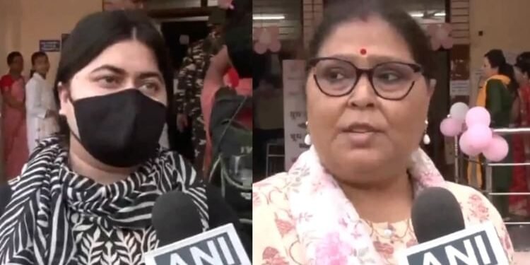 शिकायत: 'हमें वोट डालने की अनुमति नहीं दी गई, मेरे पास आईडी कार्ड भी है', मतदान केंद्र पर खड़ी महिलाओं का आरोप