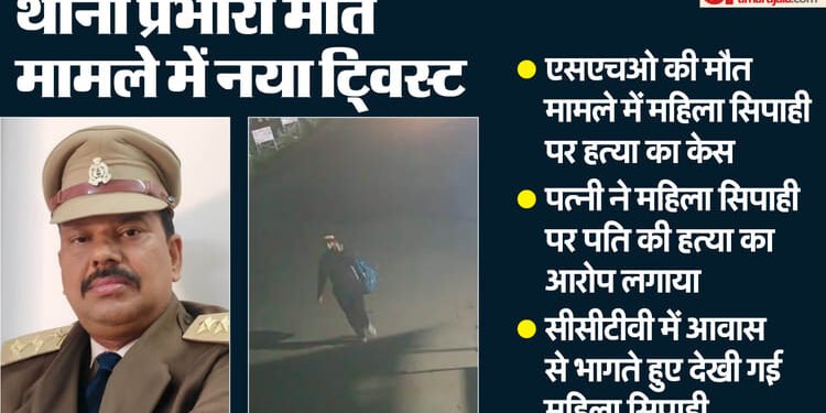 UP: पीछे के गेट से पहुंची थी महिला सिपाही...अरुण से हुई थी बहस; CCTV फुटेज से थाना प्रभारी मौत केस में नया मोड़