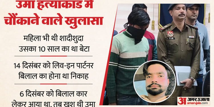 उमा हत्याकांड: 'घुमाने का बहाना बनाया, गला घोंटा, फिर गर्दन काटी और उतारे कपड़े...', पढ़ें बिलाल का कबूलनामा