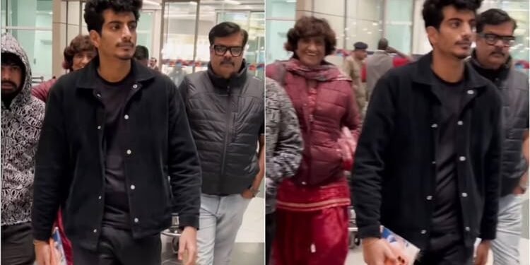 स्मृति मंधाना के साथ शादी पोस्टपोन होने के बाद पहली बार नजर आए पलाश मुछाल, एयरपोर्ट पर हुए स्पॉट