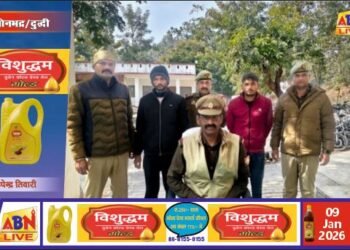 दुद्धी पुलिस की बड़ी कार्रवाई, गोवंश तस्करी करते दो आरोपी गिरफ्तार, तीन गोवंशीय पशु बरामद