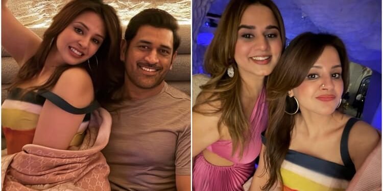 Dhoni-Sakshi Photos: पार्टी में साक्षी-धोनी का रोमांटिक अंदाज! तस्वीरों ने सोशल मीडिया पर मचाया तहलका; देखें