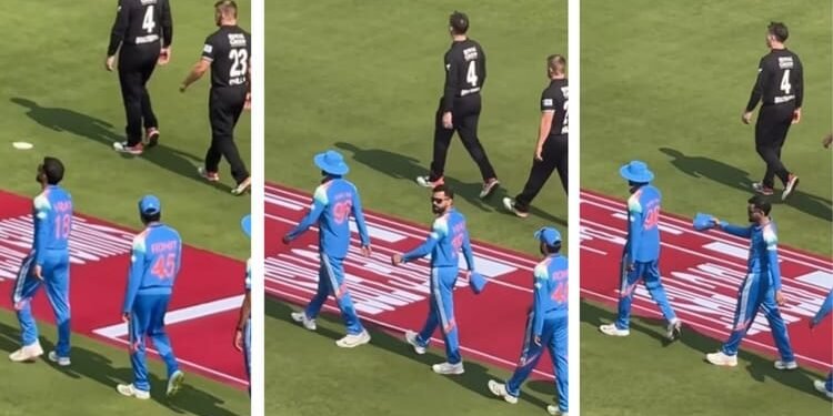 IND vs NZ ODI: श्रेयस अय्यर की नकल उतारते दिखे विराट कोहली, पीछे चल रहे रोहित भी हंस पड़े; देखें मजेदार वीडियो