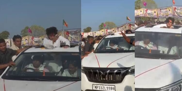 MP: रोड शो के दौरान ज्योतिरादित्य सिंधिया के बेटे महाआर्यमन हुए चोटिल, गाड़ी में अचानक ब्रेक लगने से हुआ हादसा