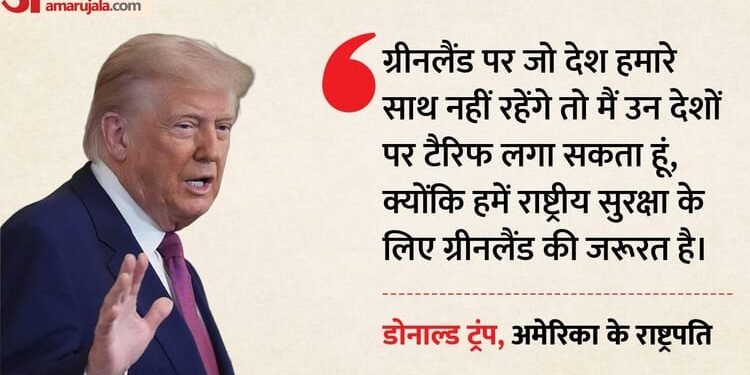 Trump: ग्रीनलैंड पर नियंत्रण को लेकर ट्रंप की चेतावनी, कहा- जो देश समर्थन नहीं देंगे उनपर लगाएंगे ज्यादा टैरिफ