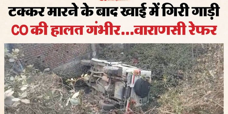 UP में हादसा: पति को खाना देने जा रही पत्नी को पुलिस की गाड़ी ने उड़ाया, महिला की मौत; CO समेत तीन घायल, Video