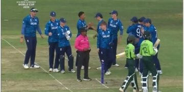Video: इंग्लैंड के खिलाफ पाकिस्तानी बल्लेबाज ने खुद को जानबूझकर कराया रन आउट? अंडर-19 विश्व कप में अनोखी घटना