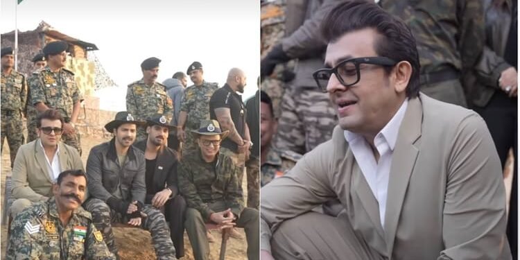 बीएसएफ जवानों से मिलने पहुंची 'बॉर्डर 2' की टीम, फिल्म के 'घर कब आओगे' गाने पर जमकर थिरके