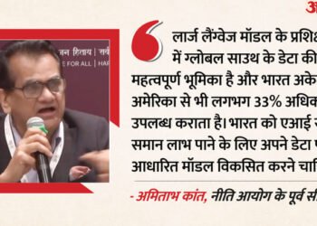 AI Summit Live: अमिताभ कांत बोले- भारत AI को अमेरिका से 33% ज्यादा डेटा दे रहा, हमें अपना LLM विकसित करना होगा