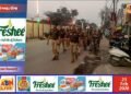 होली व रमजान को लेकर ओबरा में पुलिस व CISF का फ्लैग मार्च, शांति-सुरक्षा के दिए कड़े संदेश