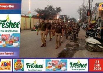 होली व रमजान को लेकर ओबरा में पुलिस व CISF का फ्लैग मार्च, शांति-सुरक्षा के दिए कड़े संदेश