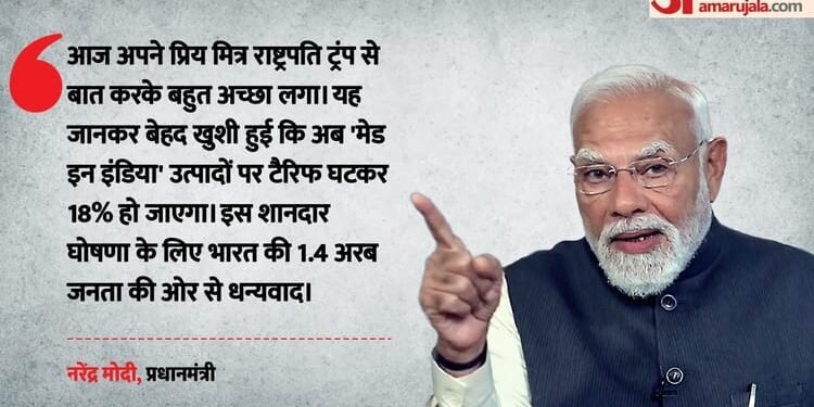 PM Modi: 'मेक इन इंडिया उत्पादों पर टैरिफ घटा', पीएम मोदी ने अमेरिकी राष्ट्रपति ट्रंप का जताया आभार