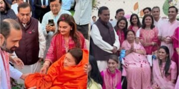Rajsamand News: कोकिला बेन के जन्मदिन पर नाथद्वारा पहुंचा अंबानी परिवार, श्रीनाथजी के दर्शन कर आशीर्वाद लिया