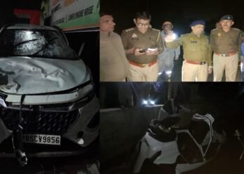 UP: मथुरा में बड़ा हादसा...तेज रफ्तार कार अनियंत्रित होकर रजबहे में गिरी, चार युवकों की माैके पर ही माैत