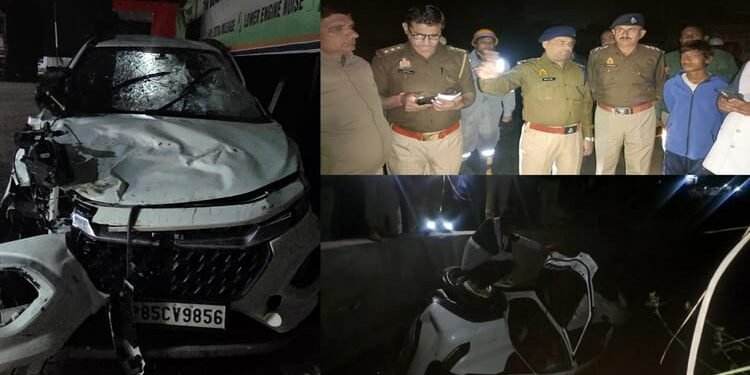 UP: मथुरा में बड़ा हादसा...तेज रफ्तार कार अनियंत्रित होकर रजबहे में गिरी, चार युवकों की माैके पर ही माैत