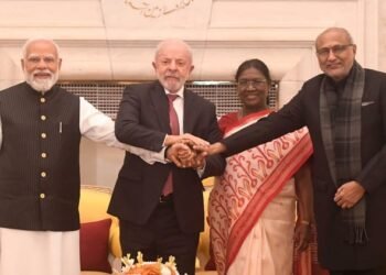 Video: ब्राजील राष्ट्रपति के सम्मान में दावत, उपराष्ट्रपति और पीएम मोदी भी हुए शामिल; राष्ट्रपति भवन में आयोजन