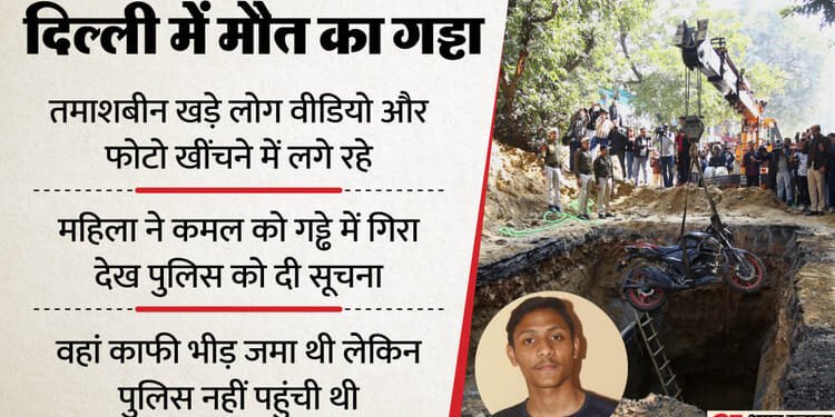 मौत का गड्ढा: गड्ढे में गिरे इंसान को देख नहीं जगी इंसानियत, मदद के बजाय बनाते रहे वीडियो; महिला ने बताई हकीकत