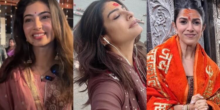 शिव भक्ति में लीन हुए सितारे, रवीना टंडन ने दी महाशिवरात्रि की शुभकामनाएं; सद्गुरु आश्रम पहुंचीं सारा अर्जुन