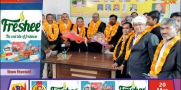 डिस्ट्रिक्ट बार एसोसिएशन सोनभद्र के चुनाव निर्विरोध संपन्न, अरुण कुमार सिंह बने अध्यक्ष