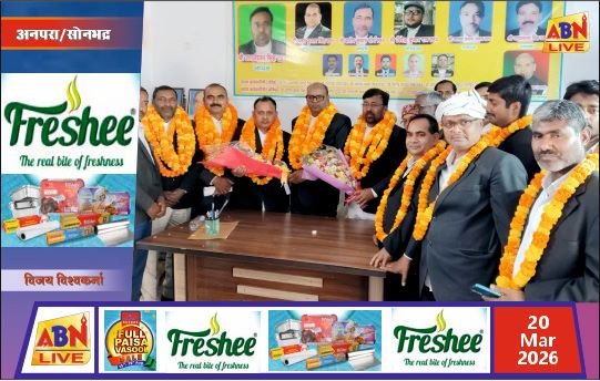 डिस्ट्रिक्ट बार एसोसिएशन सोनभद्र के चुनाव निर्विरोध संपन्न, अरुण कुमार सिंह बने अध्यक्ष