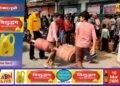 दुद्धी इंडियन गैस एजेंसी पर सिलेंडर लेने के लिए लगी लंबी कतार, उपभोक्ताओं ने जताई नाराजगी