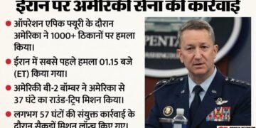 US-Iran War: ऑपरेशन एपिक फ्यूरी पर अमेरिका का खुलासा, 24 घंटे में ईरान के हजार से ज्यादा ठिकानों पर किया हमला