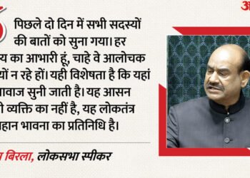 अविश्वास प्रस्ताव पर ओम बिरला: लोकतंत्र में मजबूत विपक्ष जरूरी, नेता प्रतिपक्ष को कभी नहीं रोका; नियम सबसे ऊपर
